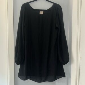 Black mini dress - size medium